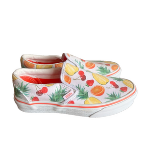 VANS NEW Unisex Slip On Fruit Cup Shoe Size 6 or 4.5 #369A